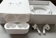 純正・箱付】AirPods Pro 第1世代 左耳ノイズあり／右耳ケース動作品
