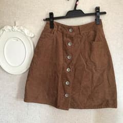 台形スカート ブラウン 茶色のサムネイル