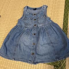 GAP デニム ジャンパースカート12-18ヶ月のサムネイル
