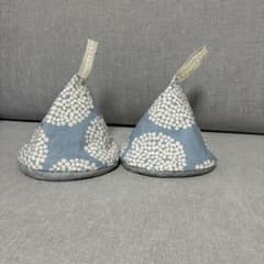 三角鍋つかみ　花柄　2個セットのサムネイル