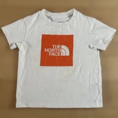 THE NORTH FACE Tシャツ ホワイト オレンジのサムネイル