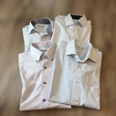 はるやま　i-shirt 4枚セット　ノーアイロン　アイシャツのサムネイル