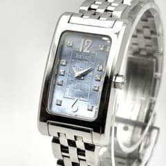 シェル文字盤 電池新品 SEIKO エクセリーヌ1F20-0AZ0 11Pダイヤ - メルカリ