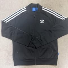 adidas トラックジャケット ジャージ 黒のサムネイル