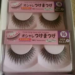 ラメ入り、つけまつ毛(*^^*)１７個セットのサムネイル