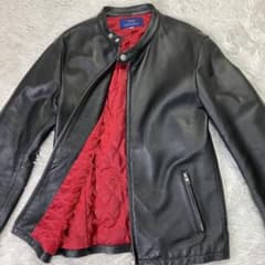 美品✨️アーバンリサーチ ラムレザージャケット シングルライダース バンドカラー 美品◎アーバンリサーチ ラムレザージャケット シングルライダース