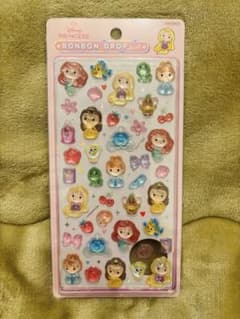 【正規品】ディズニー ボンボンドロップシール プリンセスのサムネイル