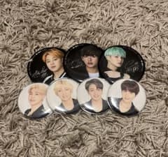 BTS 缶バッジ ジミン テヒョン ジョングク シュガ - メルカリ