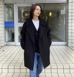 gadid anoniem SUNE / BLACK ハーフコート　最安値のサムネイル