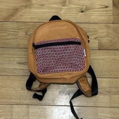 BIGHAS  リュック 茶色×ピンクのサムネイル