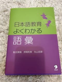 日本語教育よくわかる語彙のサムネイル