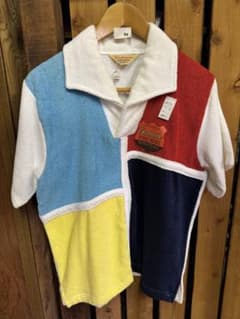 デッドストック品　Gushman マルチカラーポロシャツ Sのサムネイル