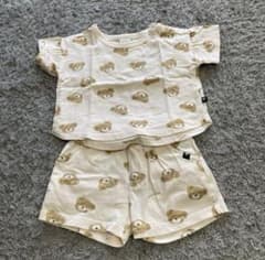 【美品✨】フタフタ　クマ柄ベビー服セット アップ　70のサムネイル