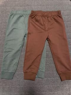 【新品未使用】スエットパンツ100センチ　2本セットのサムネイル