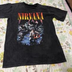 NIRVANA MTV UNPLUGGED Tシャツ ブラックのサムネイル