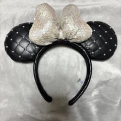 ディズニー ミニー カチューシャ キルティング パールのサムネイル