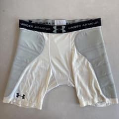 UNDER ARMOUR コンプレッションショーツ ホワイト/グレーのサムネイル