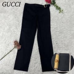 グッチ GUCCI レディース パンツ ブラック M 38 美品のサムネイル