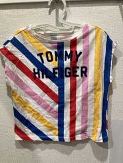 TOMMY HILFIGER マルチストライプ Tシャツ S(6-7)のサムネイル