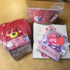 BT21 一番くじ TATAセット ぬいぐるみ お食事ボウル ラバーチャーム
