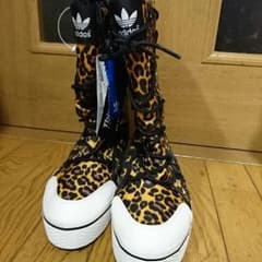 本日限定！お値下げ新品未使用品。adidasアディダス豹柄ブーツ？のサムネイル