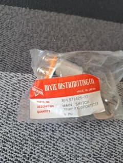 NOS SUPERIOR DIXIE メインスイッチ ハーレー 71425-77のサムネイル