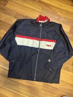 FILA ナイロンジャケット ネイビーのサムネイル