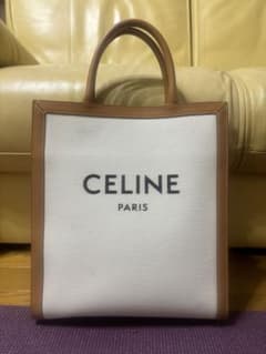 CELINE トートバッグ バーティカル カバ  コットンキャンバスのサムネイル