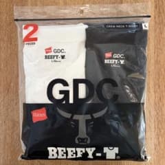新品 Hanes GDC BEEFY-T 2枚組 L - メルカリ