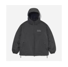 2026ENNOY PADDED NYLON HOODIE グレー L - メルカリ