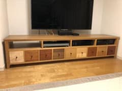 WA+ テレビボード トンガリ-9WOOD ナチュラル色 198cm オークのサムネイル