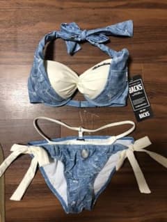 新品 タグ付き BACKS 水着 ビキニ デニムのサムネイル