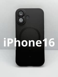 iPhone16 블랙 MagSafe 케이스 신품 렌즈 보호 3804