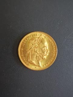 オーストリア 1892年 フランツ・ヨーゼフ1世 20F金貨、再鋳 - メルカリ