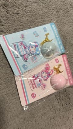 メゾピアノ　1番くじ　アクリルチャーム　水色 ピンク 2個セットのサムネイル