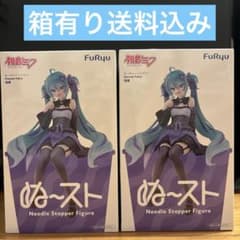 하츠네 미쿠 ぬどる 스토퍼 피겨 Flower Fairy 도라지 2개