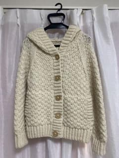 Ray Beams フード付きニットカーディガンのサムネイル