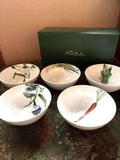 本日のみ値下げ Noritake 京香旬彩 14センチボウル5個セット ノリタケ