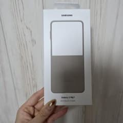 新品未開封 Samsung GalaxyZFlip ケース レザーグレーベージュ - メルカリ