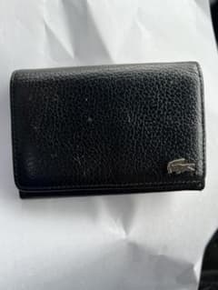 LACOSTE 名刺入れ カードケース ブラックのサムネイル
