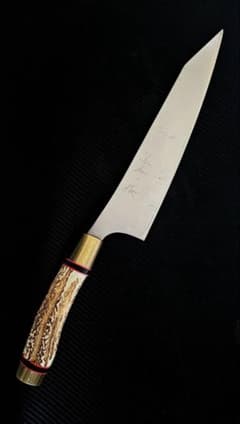 【特注品】黑崎優 月光 HAP40牛刀264mm 【日本鹿柄 剣木工】 特注品】黑崎優 月光 HAP40牛刀264mm 【日本鹿柄 剣木工】 - メルカリ