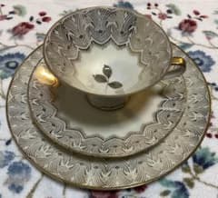 Bavaria ティーセット　ゴールド　ローズ