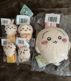 ちいかわ うさぎだらけくじ C賞 ぬいぐるみポシェット他　合計５点のサムネイル