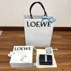 LOEWE 三つ折り財布 ダークネイビーのサムネイル