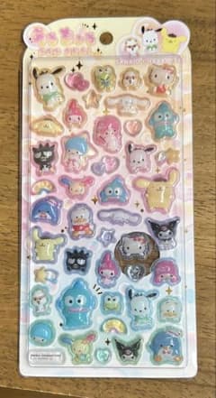 【正規品】サンリオキャラクター うるちゅるポップシールのサムネイル