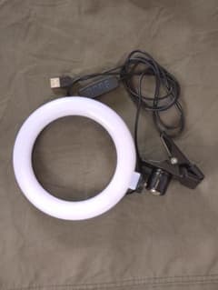 クリップ式 LEDリングライト USB給電 本体のサムネイル