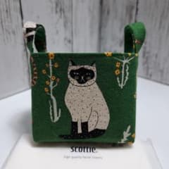 布バスケット ☆1079 ねこ柄 - メルカリ