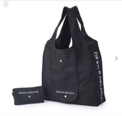 DEAN&DELUCA ブラック エコバッグ 黒のサムネイル