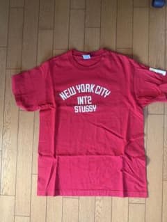 STUSSY Tシャツ レッド　2000年前期のサムネイル