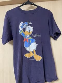 80s 90s USA製 JERZEES ドナルドダックTシャツ Mのサムネイル